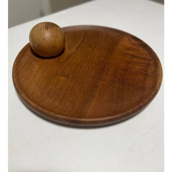 Vtg House of Myrtlewood Appetizer Cocktail Party Serving Tray Toothpick Holder - Picture 4 of 9